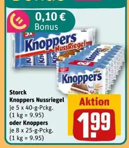 REWE Storck Knoppers Nussriegel Angebot