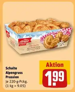 REWE Schulte Alpengruss Prussien Angebot