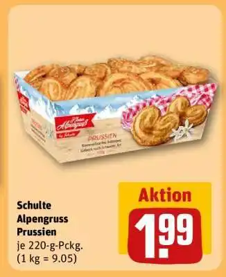 REWE Schulte Alpengruss Prussien Angebot
