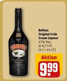 REWE Baileys Original Irish Cream Liqueur Angebot
