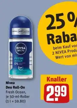 REWE NIVEA Deo Roll-on Angebot