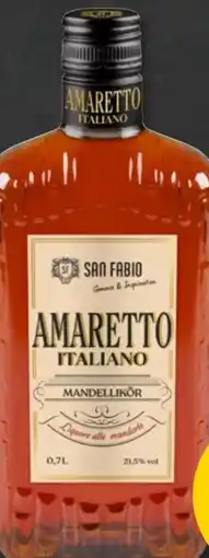 PENNY San Fabio Mandellikör Amaretto Italiano Angebot