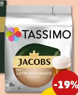 PENNY Jacobs Tassimo Latte Macchiato Angebot
