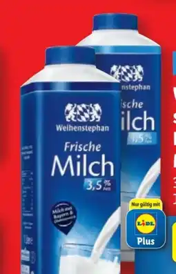 Lidl Weihenstephan Frische Milch Angebot