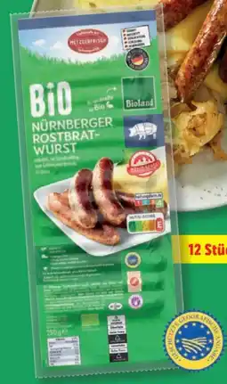 Lidl Metzgerfrisch Bio Nürnberger Rostbratwurst Angebot