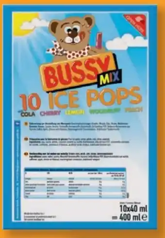 Lidl Bussy Mix Ice Pops Wassereis Angebot