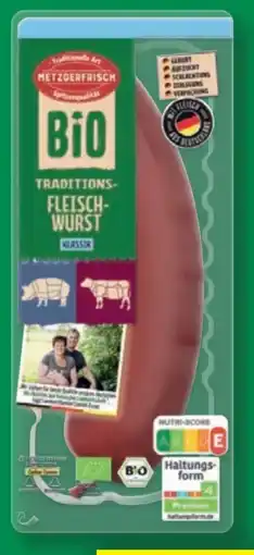 Lidl Metzgerfrisch Bio Traditions-Fleischwurst Angebot