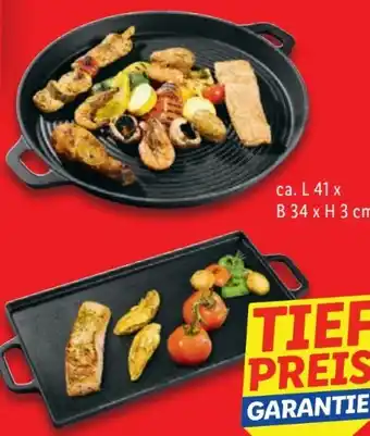 Lidl Grillmeister Gusseiserne Grillplatte Angebot