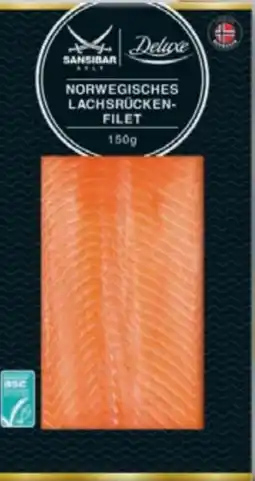 Lidl Sansibar Deluxe Norwegisches Lachsrückenfilet Angebot