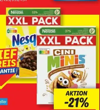 Lidl Nestlé Cini Minis Cerealien XXL Angebot