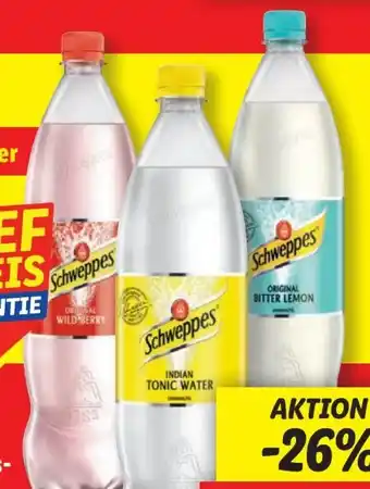Lidl Schweppes Indian Tonic Water Angebot