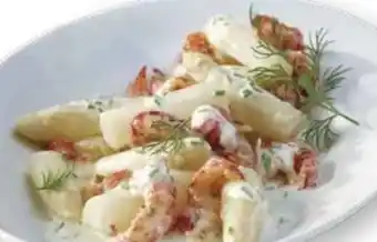 Scheck-in-Center Spargelsalat mit Louisiana Flusskrebsen Angebot