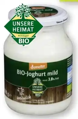 Scheck-in-Center Unsere Heimat echt & gut Bio-Joghurt mild Angebot