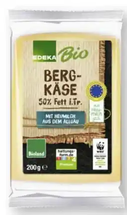 Scheck-in-Center Edeka Bio Bio-Bergkäse Angebot