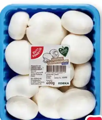 Scheck-in-Center Gut & Günstig Frische Champignons Angebot
