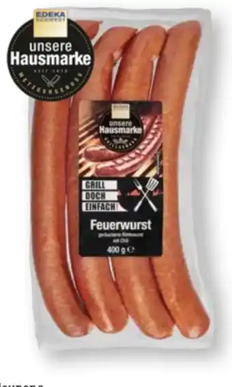 Scheck-in-Center Edeka Südwest Feuerwurst Angebot