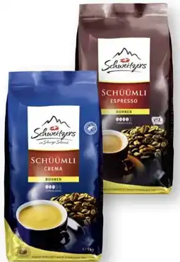 Scheck-in-Center Schwiizer Schüümli Crema Bohne Angebot
