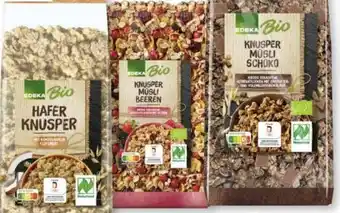 Scheck-in-Center Edeka Bio Knusper-Müsli Angebot