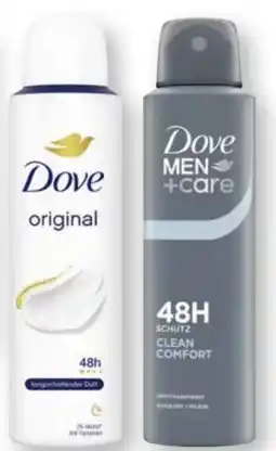 Scheck-in-Center Dove Original Deo-Spray Angebot