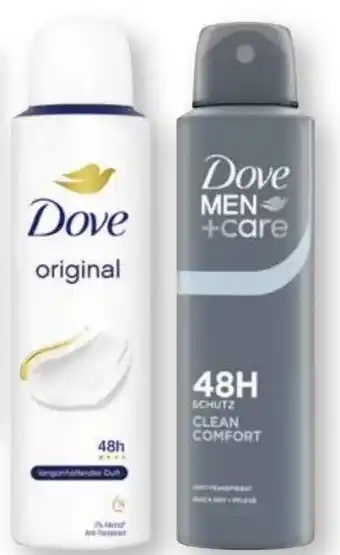 Scheck-in-Center Dove Original Deo-Spray Angebot