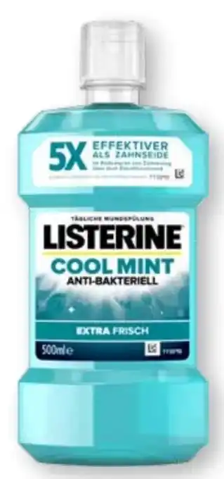 Scheck-in-Center Listerine Mundspülung Cool Mint Angebot