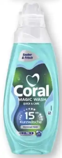 Scheck-in-Center Coral Waschmittel Magic Wash Angebot