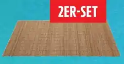 Scheck-in-Center Bambus-Platzmatte Angebot