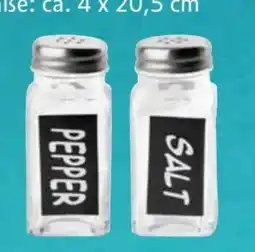 Scheck-in-Center Salz- und Pfefferstreuer Angebot