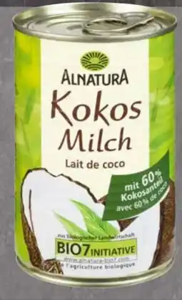Edeka Alnatura Bio Kokos Milch Angebot