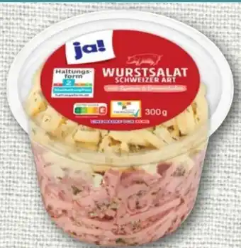 nahkauf ja! Wurstsalat Schweizer Art Angebot