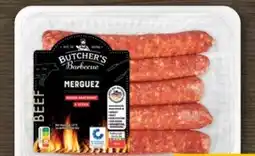 REWE Center Butcher’s Barbecue Merguez Rinder-Bratwurst Angebot