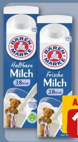 REWE Center Bärenmarke Frischmilch Angebot