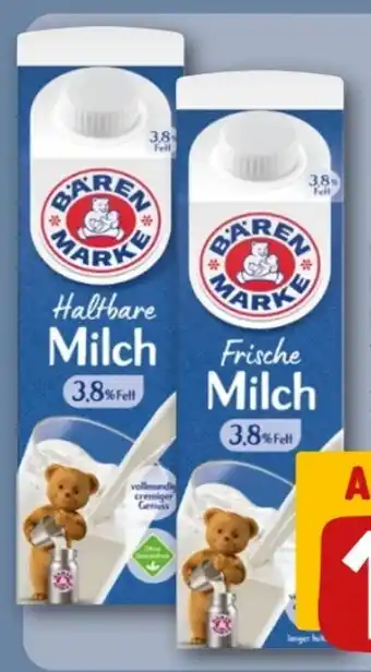 REWE Center Bärenmarke Frischmilch Angebot