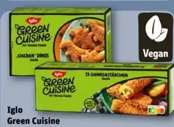 REWE Center Iglo Green Cuisine vegane Chicken Dinos Angebot