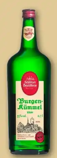 REWE Center Schlitzer Destillerie Burgenkümmel Likör Angebot