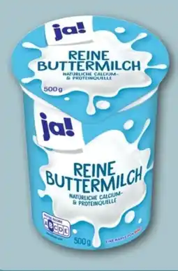 REWE Center ja! Reine Buttermilch Angebot