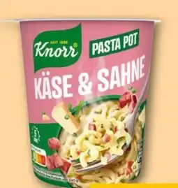 REWE Center Knorr Pasta Snack Pot Käse & Sahne Angebot