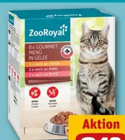 REWE Center ZooRoyal Katzen Nassfutter Angebot