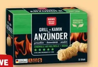 REWE Center Rewe Beste Wahl Grill + Kamin Anzünder Angebot