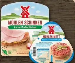 REWE Rügenwalder Mühle Mühlen Mett Schinken-Zwiebelmettwurst Angebot