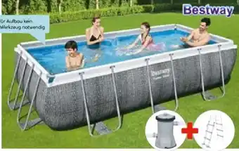 Hellweg BestWay Frame Pool-Set Power Steel Angebot