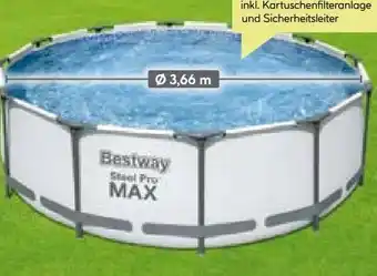 BayWa BestWay Framepool Komplett-Set Steel Pro Max Angebot