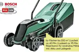 BayWa Bosch Akku-Rasenmäher City Mower 18 Angebot