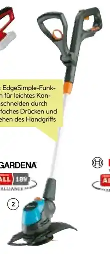 BayWa Gardena Akku-Rasentrimmer EasyCut 23/18V P4A Solo Angebot