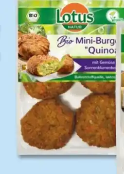 PENNY Lotus Naturkost Bio Mini Burger Quinoa Angebot