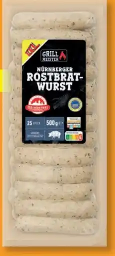Lidl Grillmeister Original Nürnberger Rostbratwürste XXL Angebot