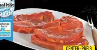 E-Center Schweinenackensteak Angebot