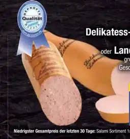 E-Center Bayerische Delikatess Leberwurst Angebot
