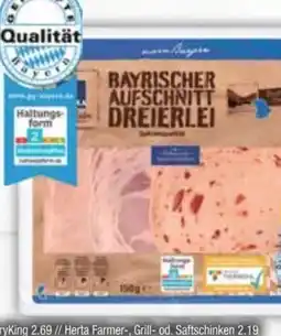 E-Center Edeka Heimatliebe Bayrischer Aufschnitt Dreierlei Angebot