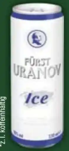 E-Center Fürst Uranov Mixgetränk Ice Angebot